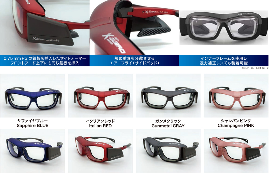 放射線防護グラス X-GUARD(エックスガード) l 昭和光学株式会社 眼鏡