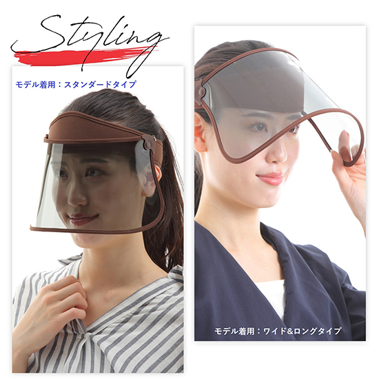 偏光フェイスバイザー　スタンダードタイプ